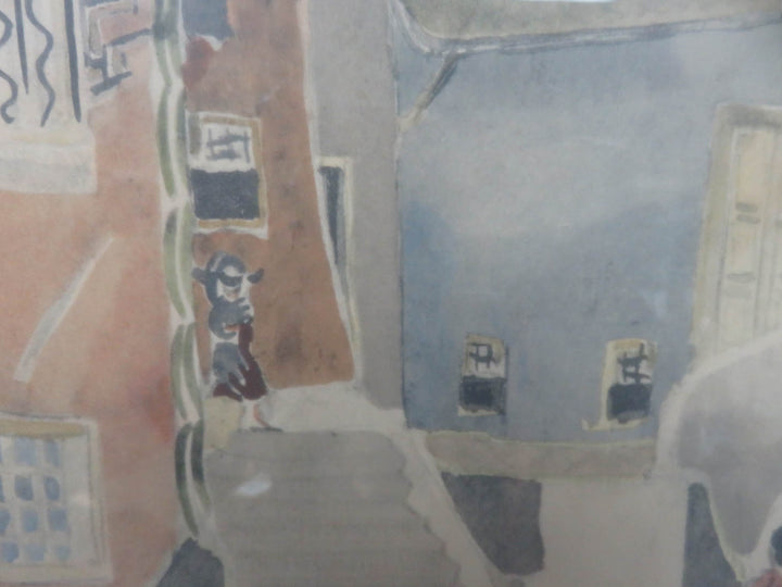 Street Scene with Stairway