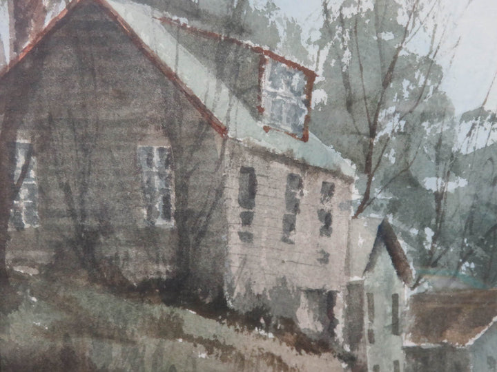 Winter Street Scene Print