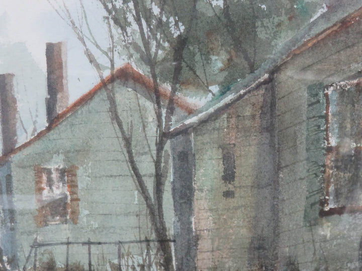 Winter Street Scene Print