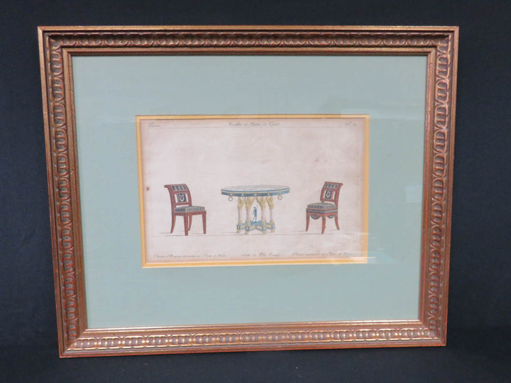 1803 Furniture Design Sketch