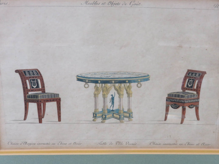 1803 Furniture Design Sketch