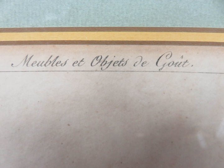 1803 Furniture Design Sketch