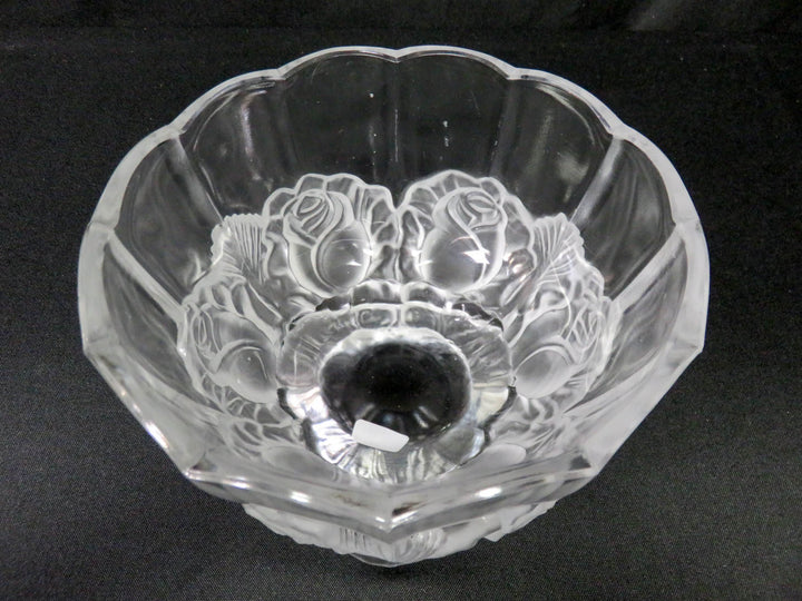 Frosted Footed Bowl