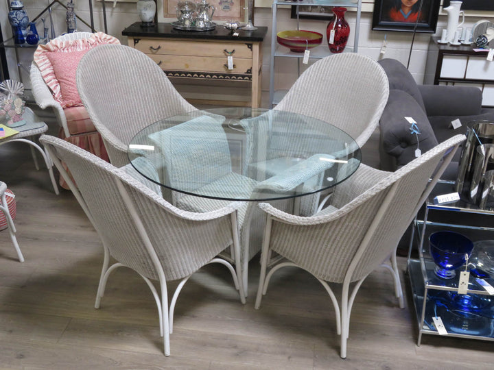 Lloyd Flanders Gray Wicker Dining Set