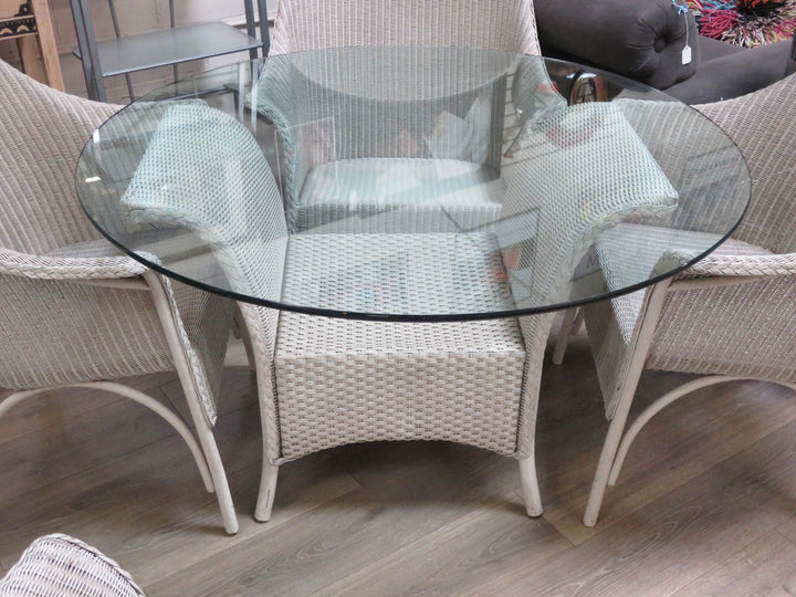 Lloyd Flanders Gray Wicker Dining Set