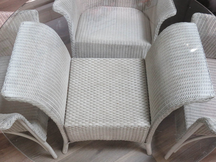 Lloyd Flanders Gray Wicker Dining Set