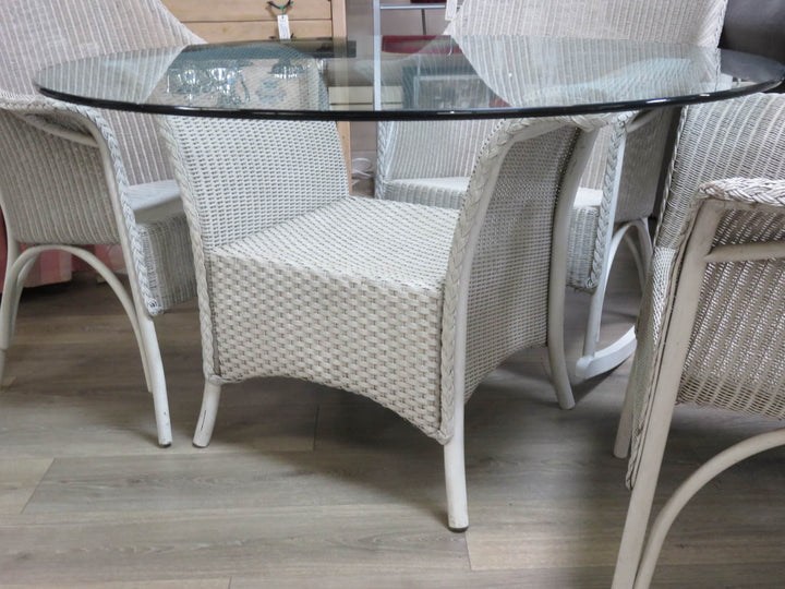 Lloyd Flanders Gray Wicker Dining Set