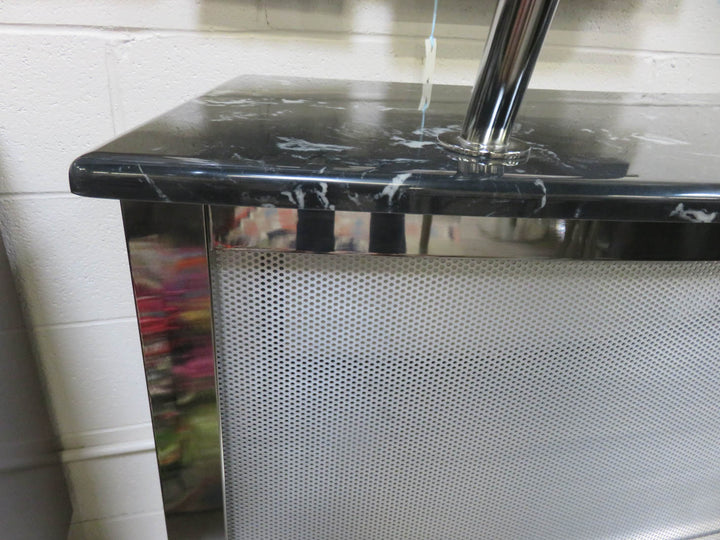 Chrome & Glass Bar