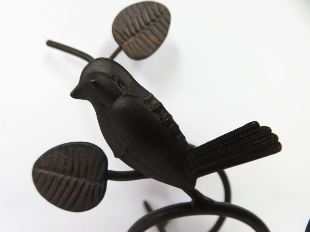 Bird on Vine Napkin Ring Set