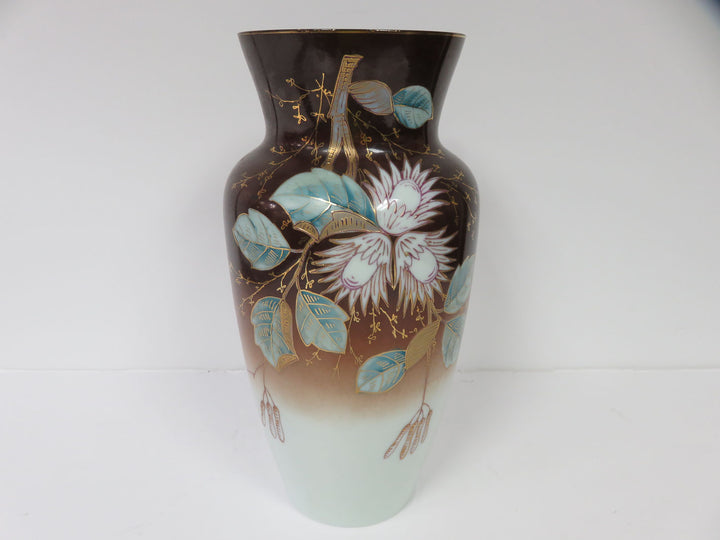 Painted Glass Vase