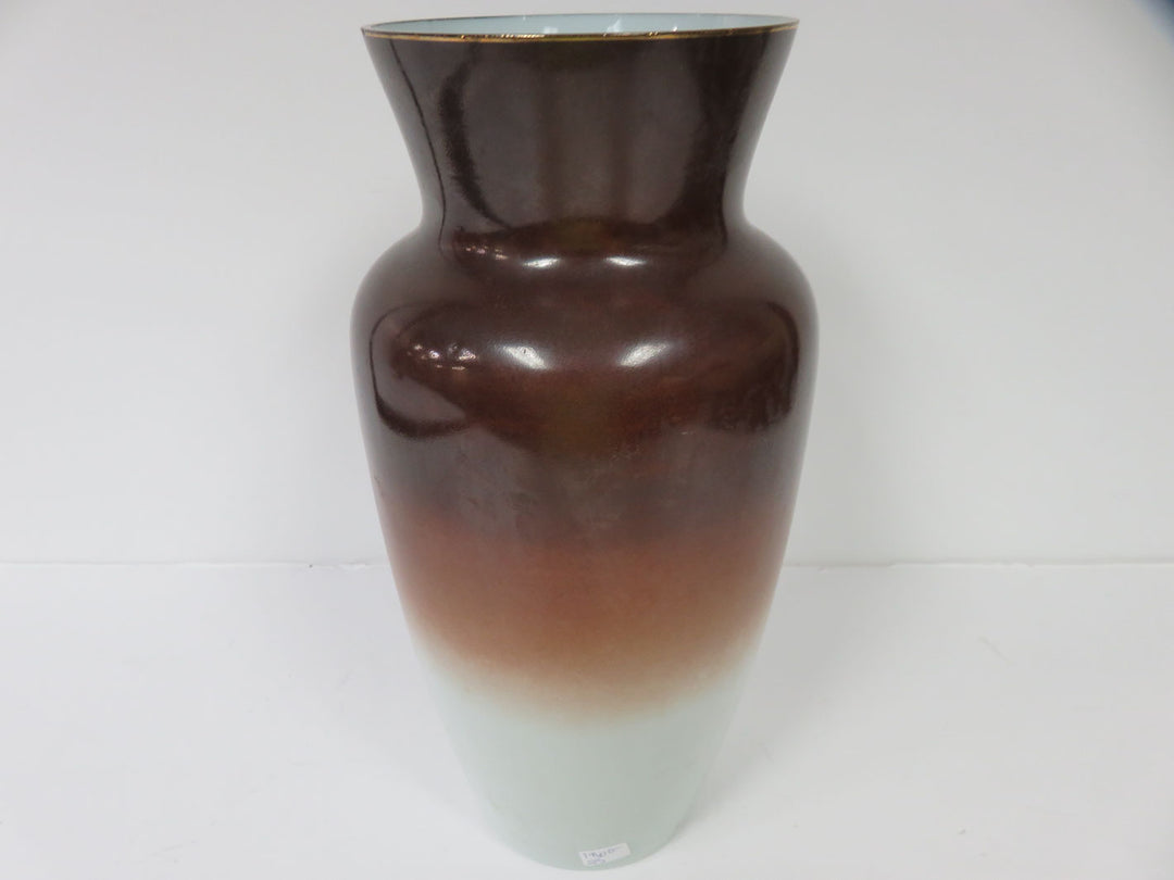Painted Glass Vase