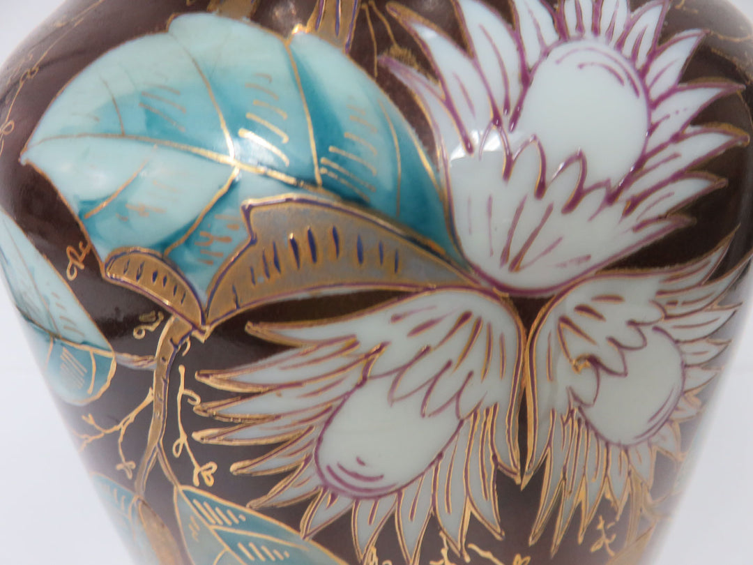 Painted Glass Vase