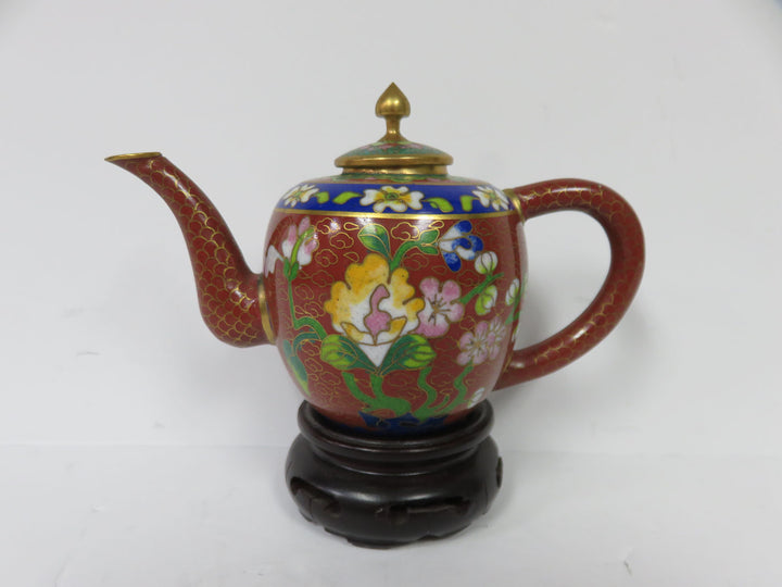 Miniature Cloisonne Teapot