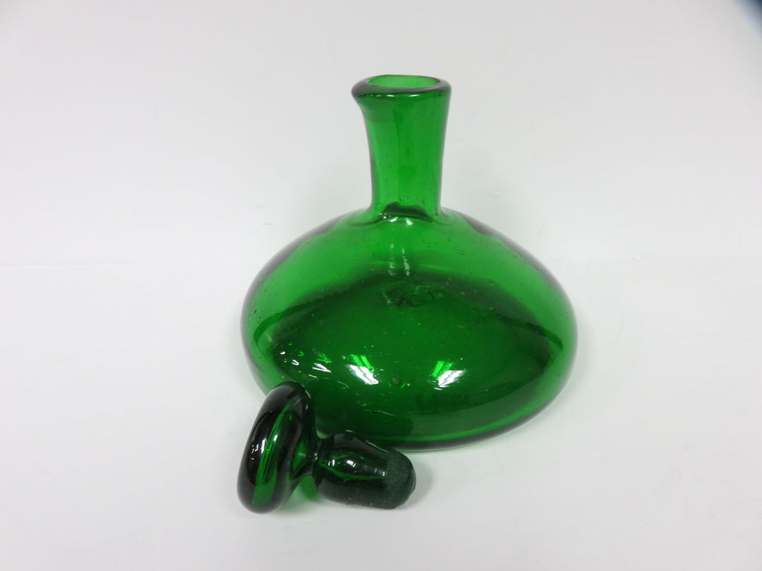 Emerald Ship's Decanter