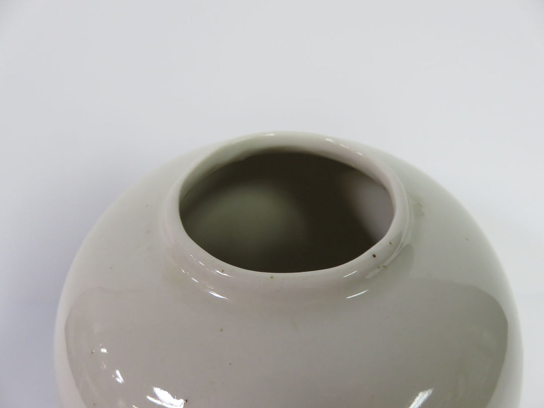 Jar Vase on Wood Stand