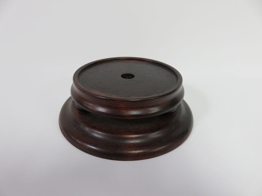 Jar Vase on Wood Stand
