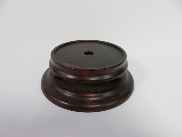 Jar Vase on Wood Stand