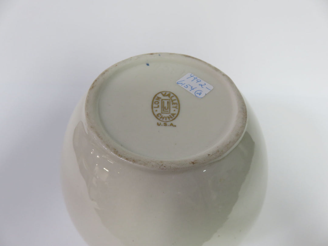 Jar Vase on Wood Stand