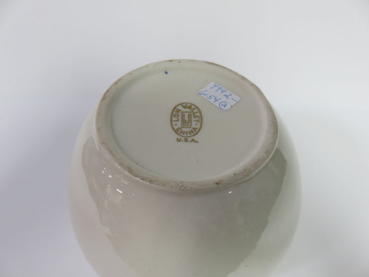 Jar Vase on Wood Stand