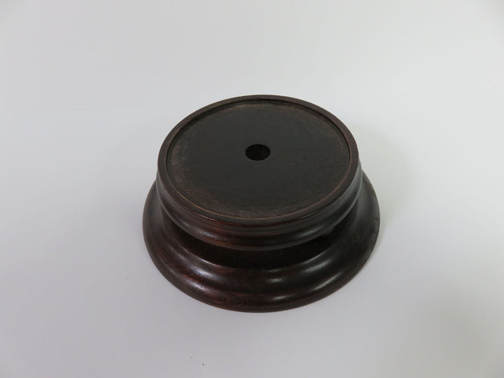Jar Vase on Wood Stand