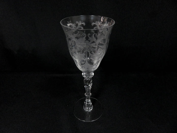 Vintage Tiffin Wine Glass Set