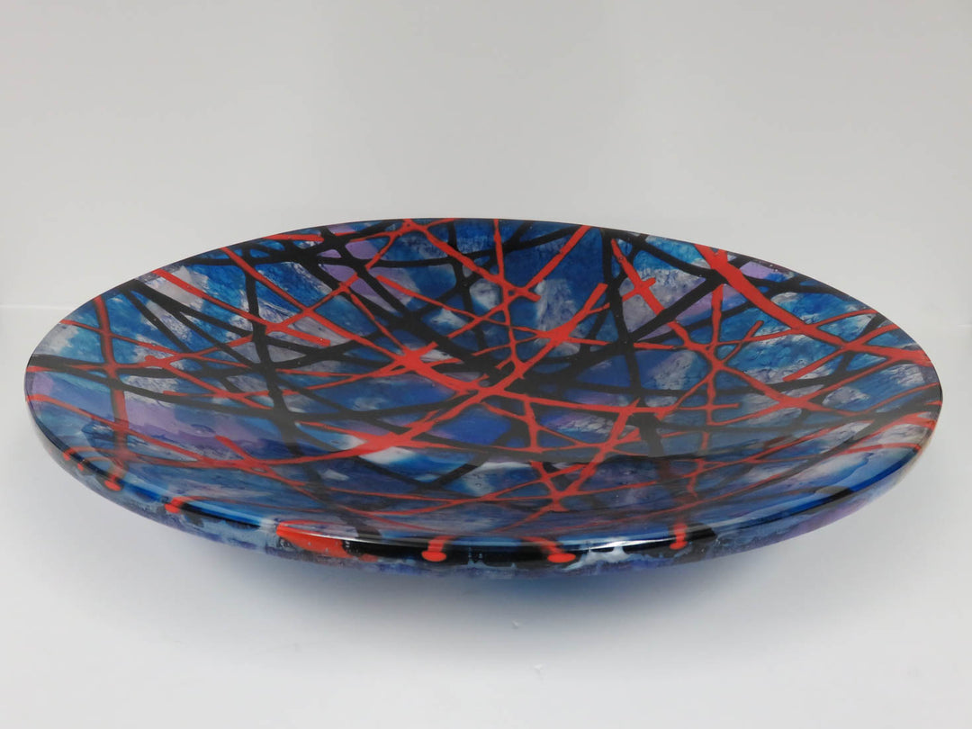 George Batho Glass Art Bowl