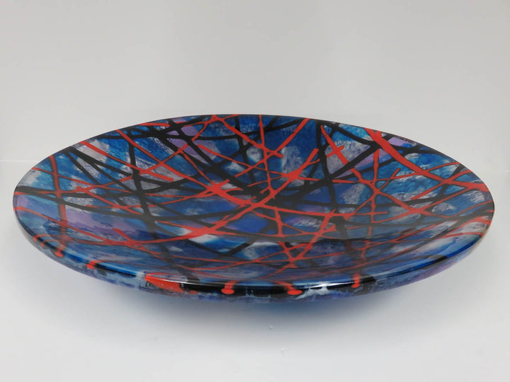 George Batho Glass Art Bowl