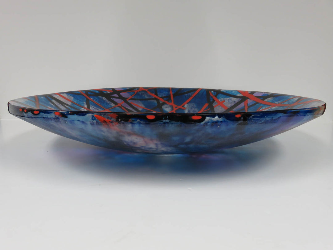 George Batho Glass Art Bowl