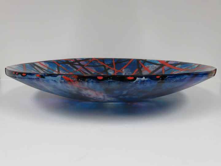 George Batho Glass Art Bowl