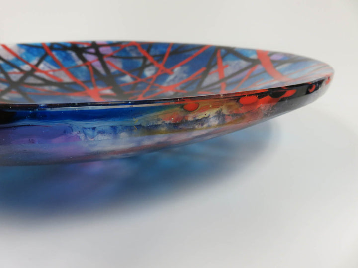 George Batho Glass Art Bowl