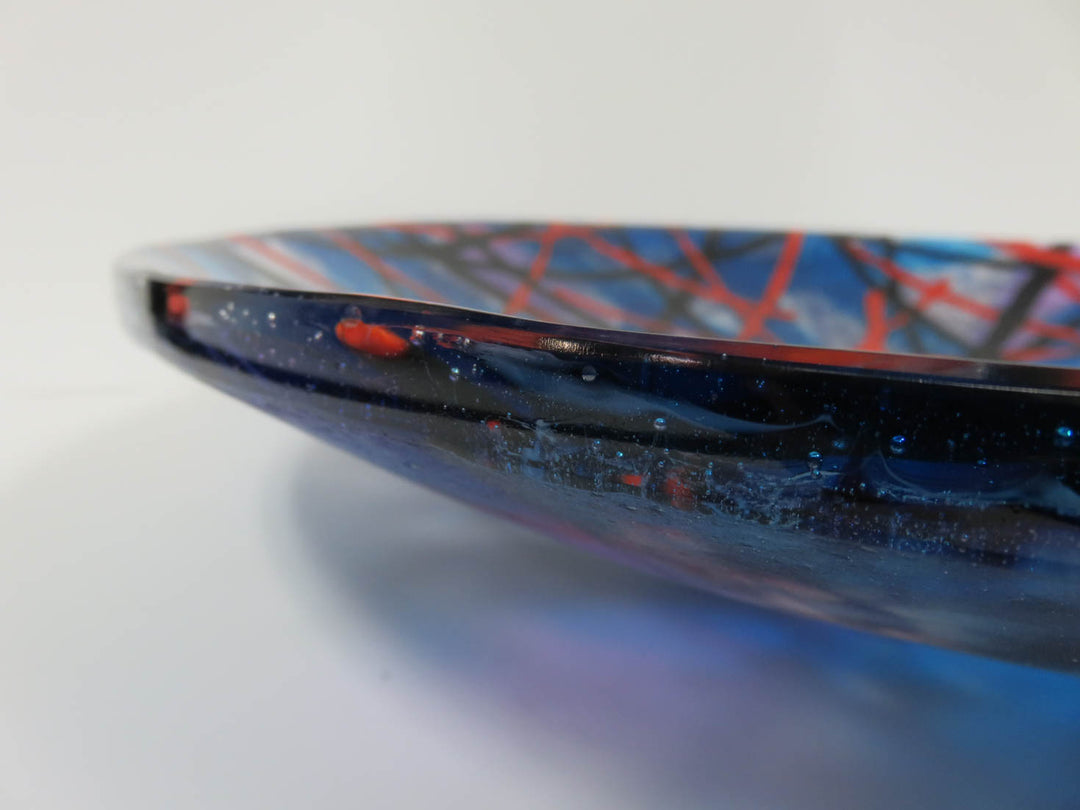 George Batho Glass Art Bowl
