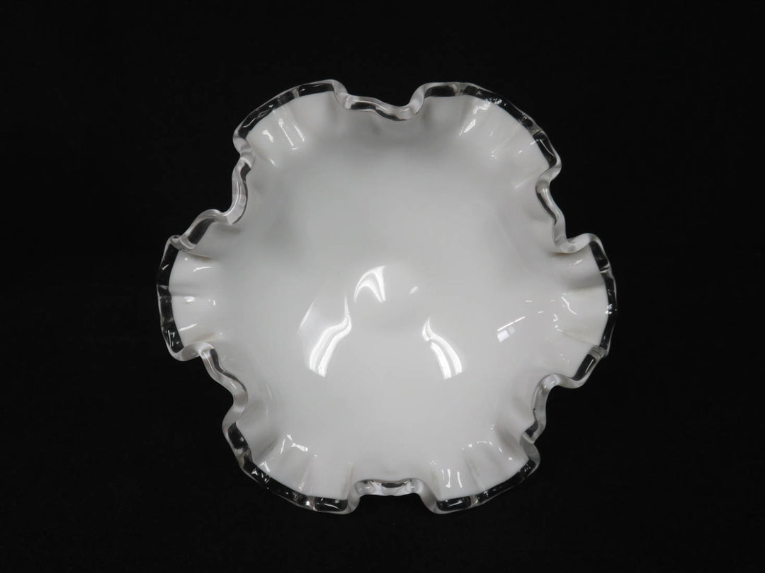 Fenton Compote with Underplate