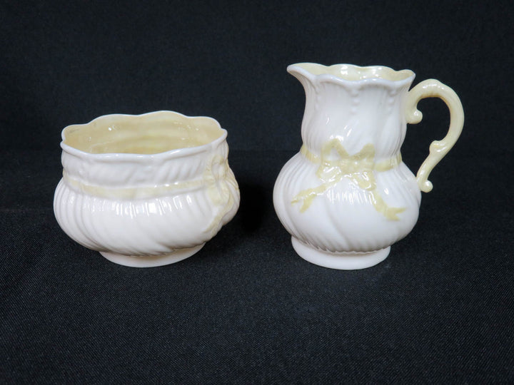 Belleek Cream & Sugar