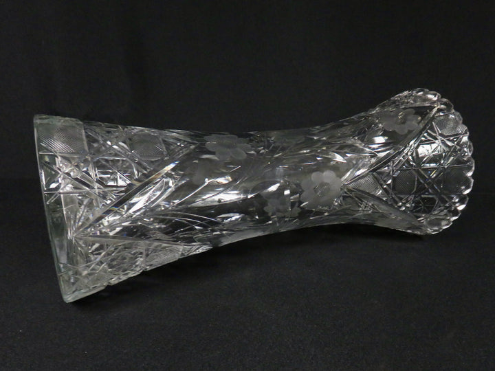 Tall Crystal Vase