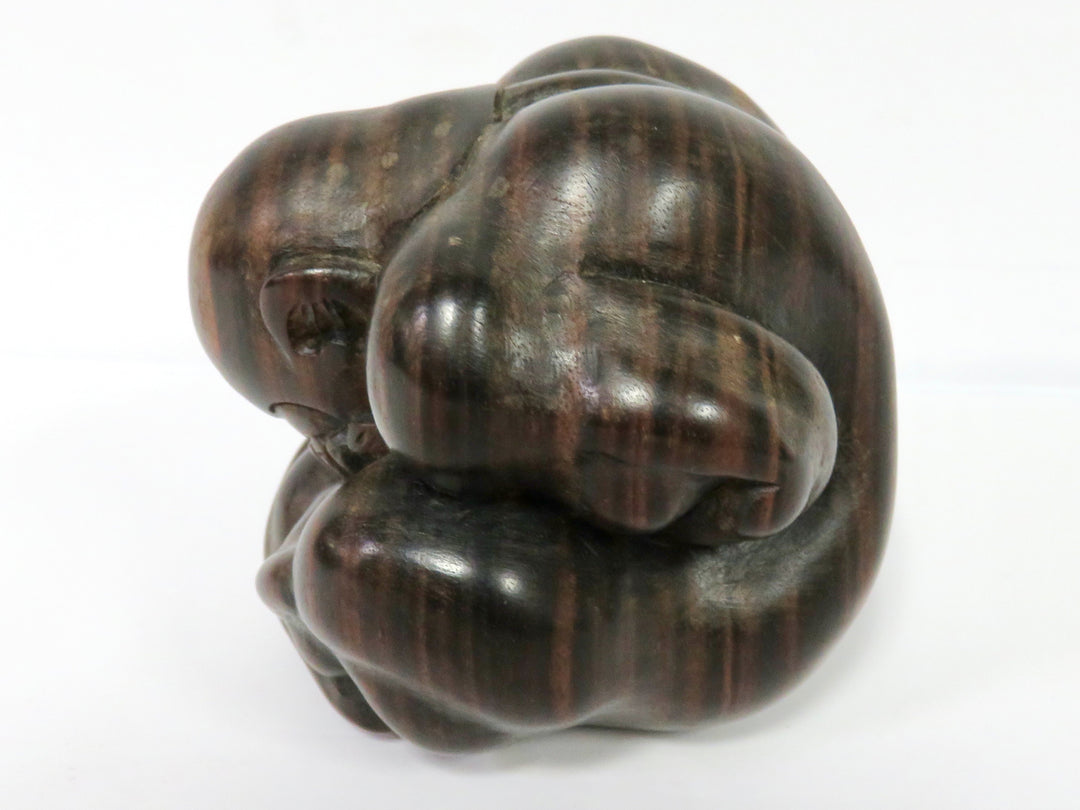 Wooden Weeping Buddha