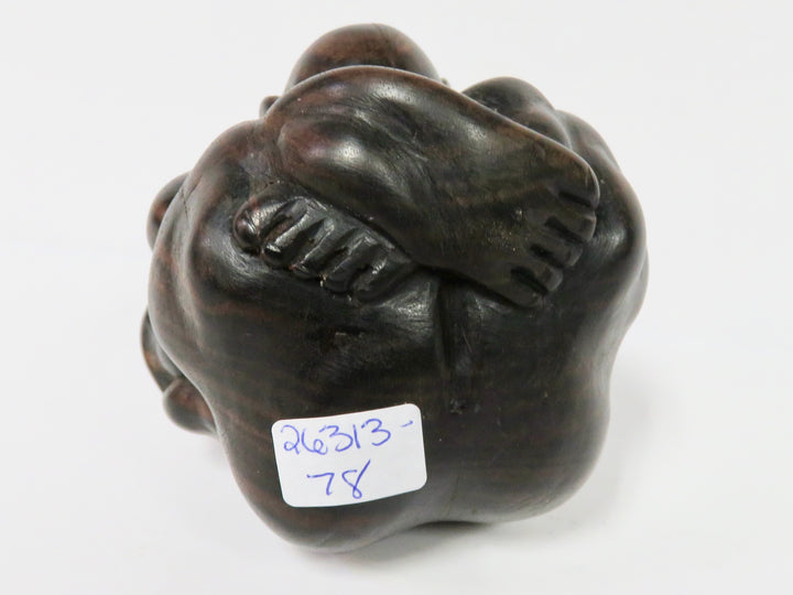 Wooden Weeping Buddha