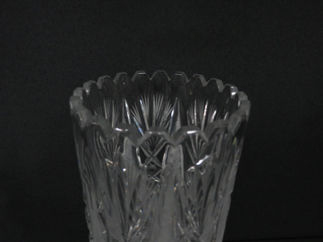 Cut Crystal Vase