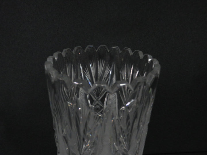 Cut Crystal Vase