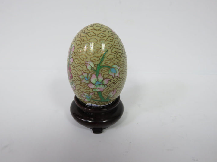Cloisonne Egg on Stand