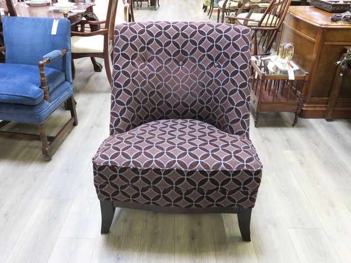 Armless Upholstered Occasional Chair