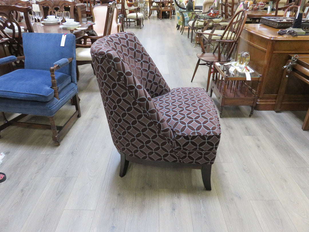 Armless Upholstered Occasional Chair
