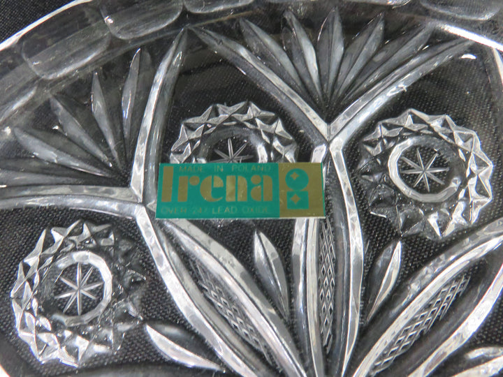 Irena Crystal Glass Appetizer Plates