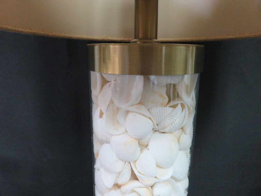 Shell Filled Table Lamp
