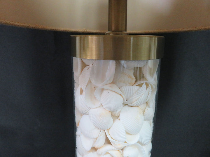 Shell Filled Table Lamp