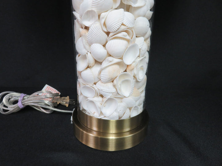 Shell Filled Table Lamp