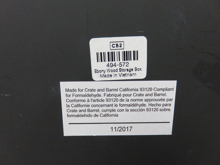 CB2 Striped Box