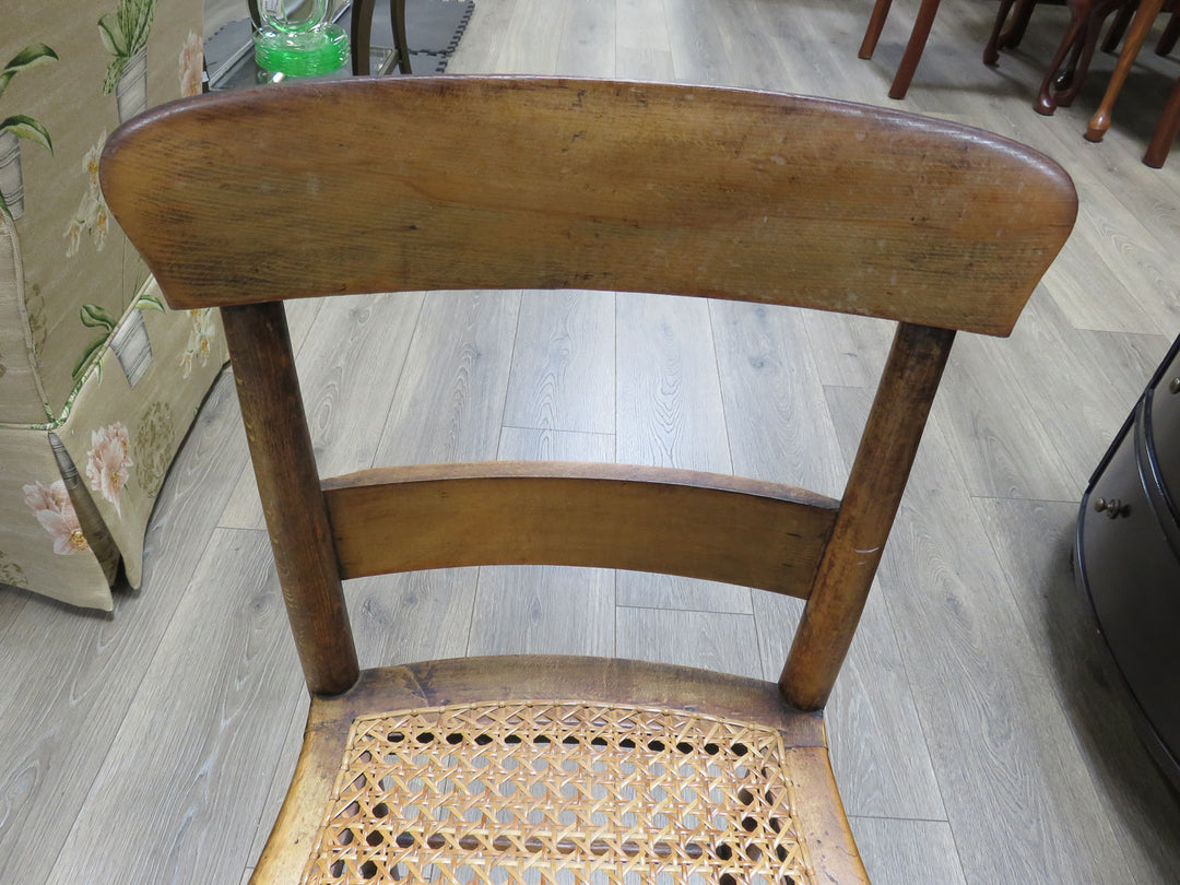Antique Caned Side Chair