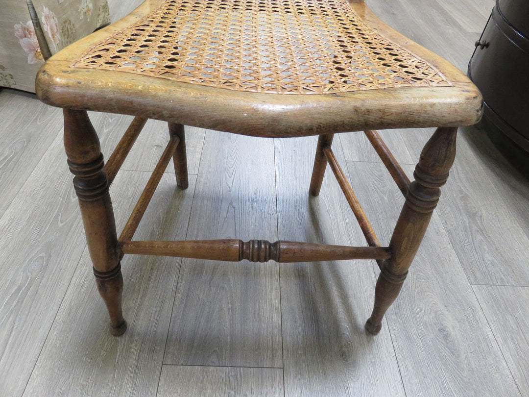 Antique Caned Side Chair