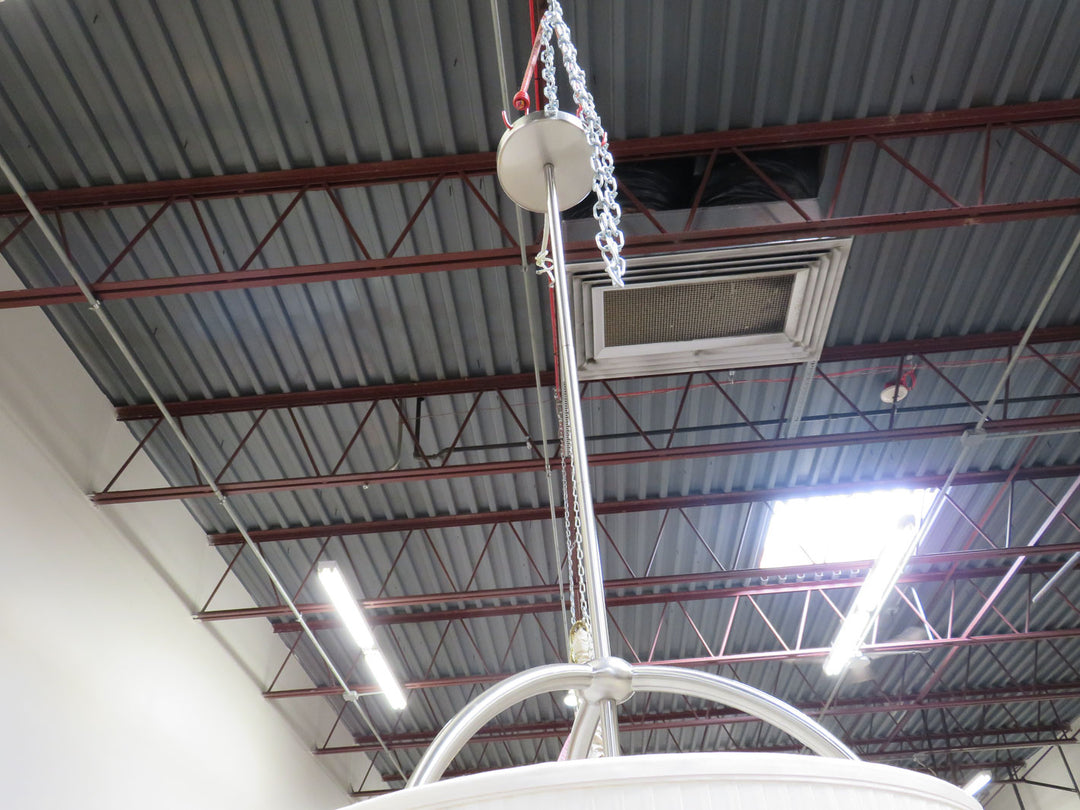Brushed Metal Ceiling Fixture