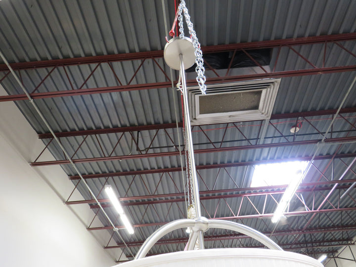 Brushed Metal Ceiling Fixture